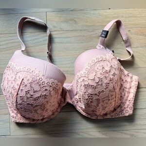 New Victoria’s Secret Body By Victoria Lined Perfect Coverage 38DD Dusty Pink
